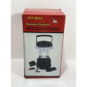 Pit Bull Remote Control Camp‎ Lantern Lamp Camping Outdoor Rechargeable New